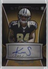2013 Bowman Sterling Auto Gold Refractor 6/25 Kenny Stills #BSA-KS Auto ms9