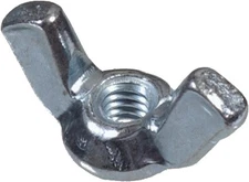 The Hillman Group 4343 5/16-24 Wing Nut Fine Thread (8-Pack) 5/16"-24, Silver 