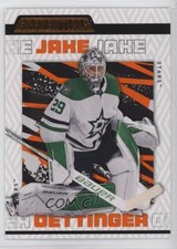 2023-24 Upper Deck Credentials Orange 47/249 Jake Oettinger #25