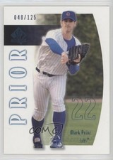 2002 SP Authentic Limited 40/125 Mark Prior #59 0a4v
