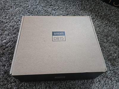 New Snom D815 Premium IP Phone   5  Color Display, 10 LED Keys, Gigabit Ethernet