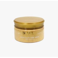 Soleil HydroLine Moroccan Hair Mask 300ml 10.14 fl oz Organic Paraben-Free Gold