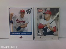 FRANK HOWARD  LOT 2001 FLEER GREATS OF THE GAME #81  FLEER GREATS #64