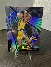 Maxwell Lewis 2023-24 Panini Revolution Levels Parallel Rookie Card #/35. rookie card picture