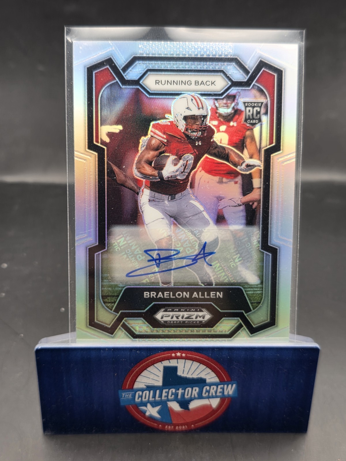 2024 Panini Prizm Draft Picks Braelon Allen #129 Silver Auto