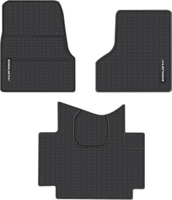 Floor Mats Compatible with 2008-2020 Freightliner Cascadia Black (3 PCS)