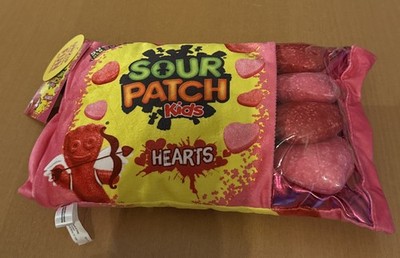 Iscream Valentines Day Sour Patch Kids with Hearts Pillow Set 14''x9''