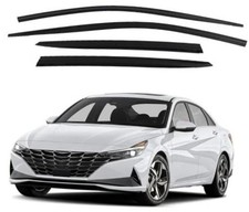 Safe Smoke Window Visor Sun Rain Vent Guard 4 Pcs Set Compatible with 2021 