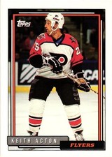 1992-93 Topps - Keith Acton #199