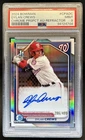 2024 Bowman Dylan Crews Chrome Auto Refractor 1st #/499 Nationals PSA 9