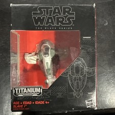 Star Wars Black Series Boba Fett Slave 1  10 Titanium Series New in Box Sealed