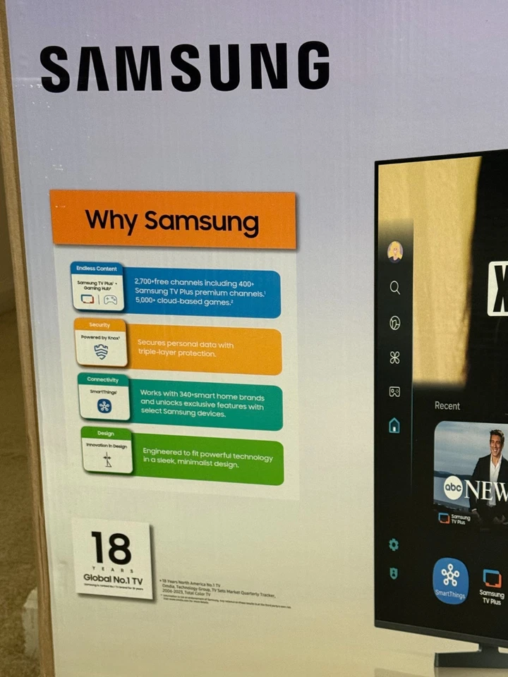 Samsung - 50Class U8000F Series Crystal UHD 4K Smart Tizen TV (2025) - Image 3 of 4