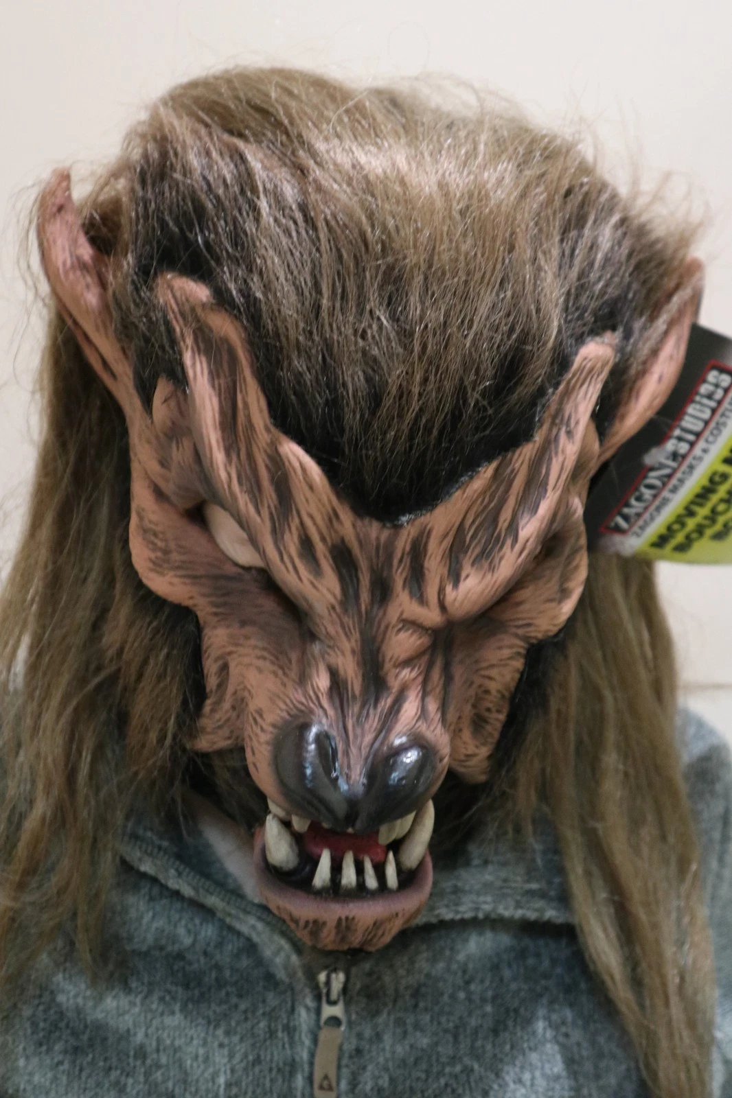 Werewolf Beastly Brute- Zagone Studios "Lone Wolf" Moving Mouth Handmade Mask