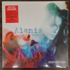 Alanis Morissette - Jagged Little Pill Barnes Noble Transparent Red Vinyl 1996 