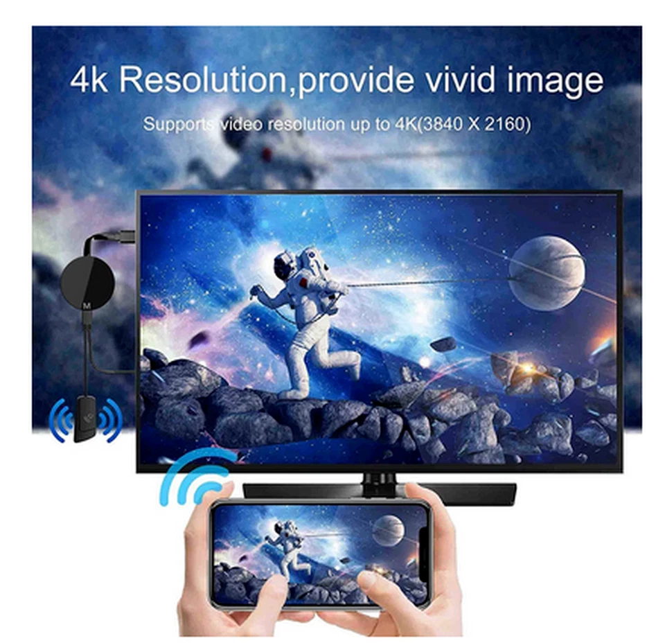 Wifi Wireless HDMI Mirror Screen Display Adapter Miracast Dongle For HD 1080P TV - Image 3 of 4