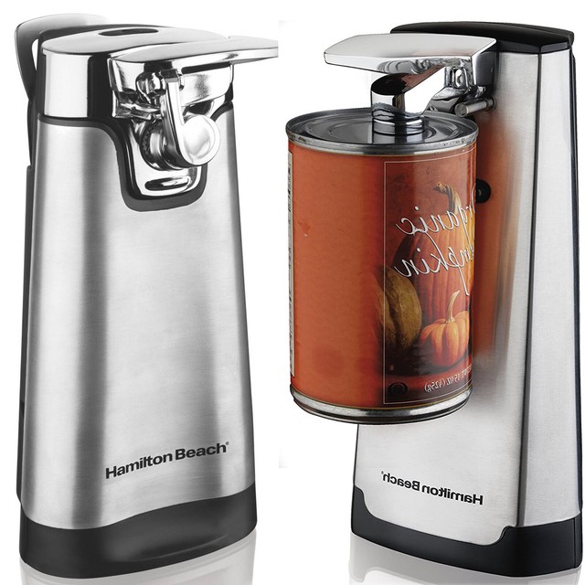 Electric Automatic Can Opener Kitchen Bottle Stainless Steel Easy Grip