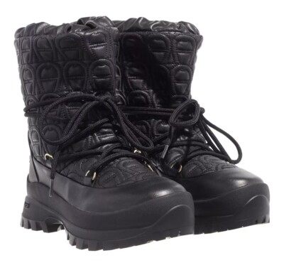 AIGNER Stiefel Boots schwarz Size 41 !NEU mit Karton! NP 429