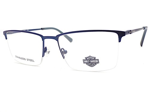 Lunettes De Lecture Harley Davidson Mat Bleu 56Mm Pour Hommes HD0947