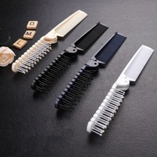 Portable Folding Pocket Hair Brush Anti-Static Hair Comb Hotel Travel Tool