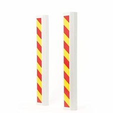 MAXSA Car Door Bumper Guards and Garage Wall Protector Reflective Strips Set of