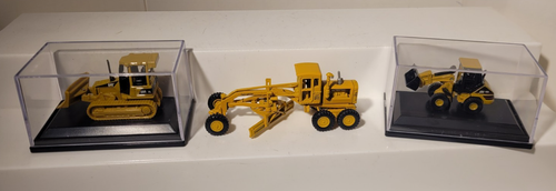 Norscot Group 1:87 HO Scale Flat Loads CAT #12 Grader #906 Wheel Loader #D5G XL - Picture 2 of 15