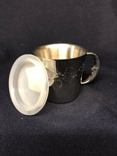 Reed Barton Stars Stainless Steel Baby Sippy Cup With Lid