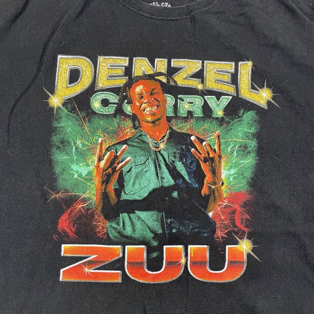 Denzel Curry Men's ZUU 2019 Tour Concert T-shirt Rap Hip Hop Size