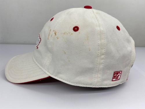 Vintage Detroit Red Wings Hat The Game StrapBack Cap NHL White LOGO TEXT Hockey - Picture 5 of 19
