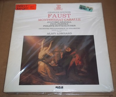 Caballe/Aragall/Lombard GOUNOD Faust - Erato/RCA ZL 30556 SEALED