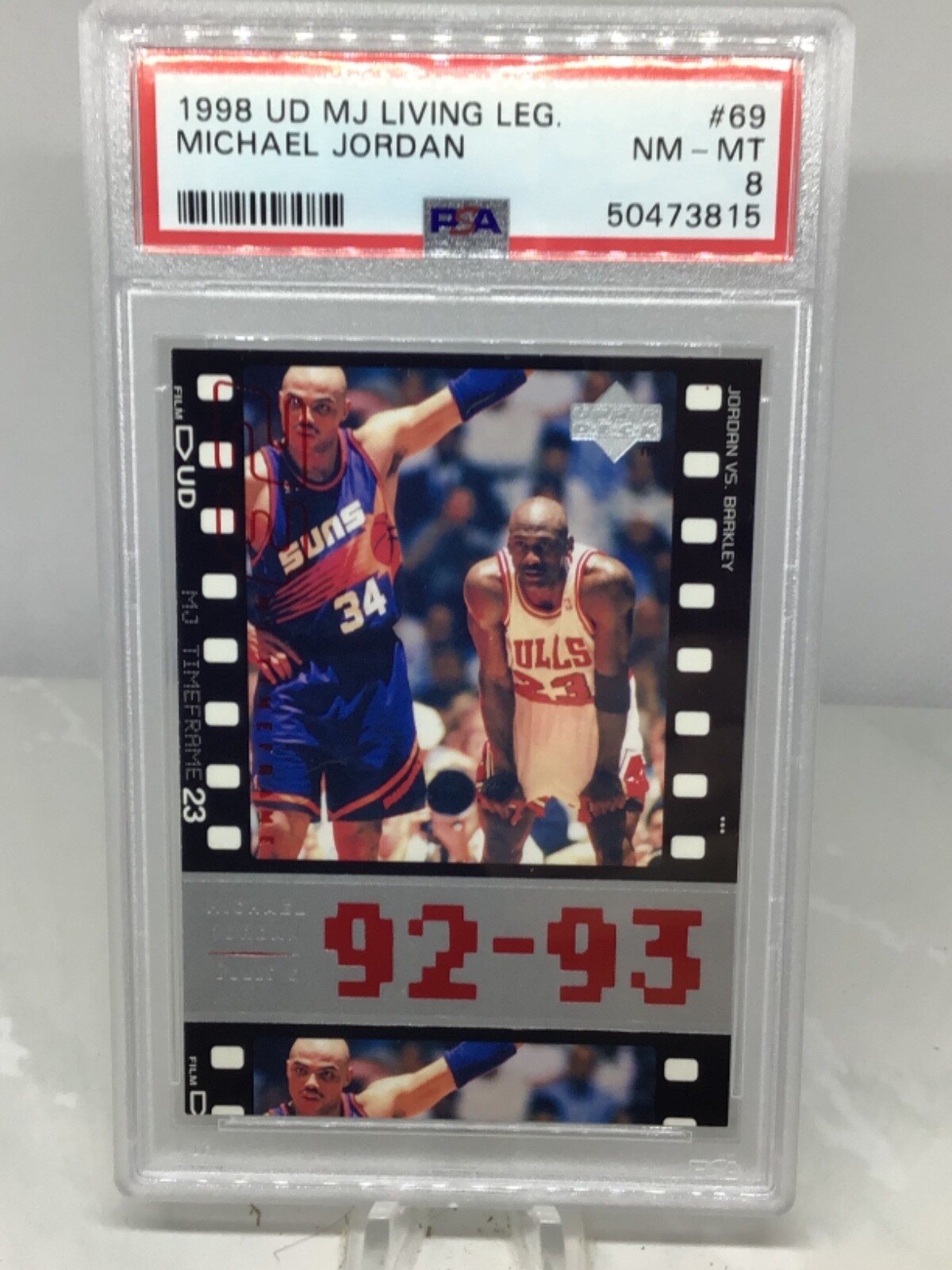 1998 Upper Deck MJ Living Legend #69 Michael Jordan PSA 8 (3 in all grades)