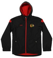 Reebok NHL Hockey Boys Youth Chicago Blackhawks Shockwave Jacket, Black