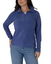 Columbia Women's Fleece Pullover 1/2 Zip Glacial IV Size X-Small Blue NEW