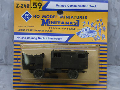 Roco Minitanks NEW 1/87 Scale West German Unimog Communication Truck Lot #98X