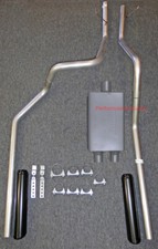 Mandrel Bent Dual Exhaust W Cherry Bomb Vortex Fits 03-05 Dodge Ram Hemi Mandrel Bent Dual Exhaust W Cherry Bomb Vortex Fits 03-05 Dodge Ram Hemi