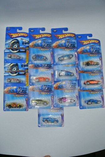 Hot Wheels 2005 X-Raycers Stockar Ferrari 360 Vandetta 69 Chevelle Lot of 13 MOC