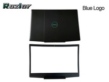 For Dell G3 15 3500 G3 15 3590 Housing 0747KP LCD Back Cover Bezel Blue Logo