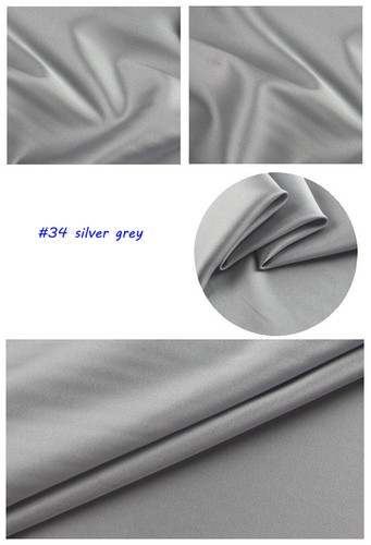 1 MeterX1.14 Meter Soft Silk Charmeuse Fabric Evening Dress Mulberry Silk Satin - Bild 42 von 43