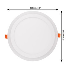 White Rgb Dual Color Led Light Led Ceiling Recessed Panel Downlight Spot Lamp White Rgb Dual Color Led Light Led Ceiling Recessed Panel Downlight Spot Lamp