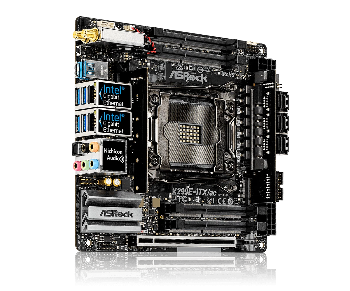 Lga 1700 itx. ASROCK x299e-ITX/AC. X299 Mini-ITX. LGA 2066 Mini ITX. ASROCK x299 Mini ITX.