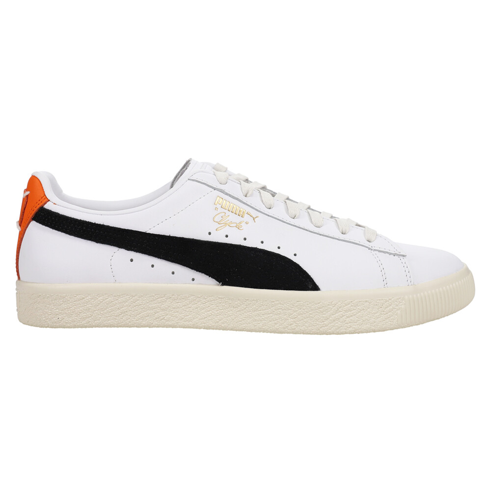 Мужские белые кроссовки Puma Clyde Base L на шнуровке Повседневная обувь 39941301
