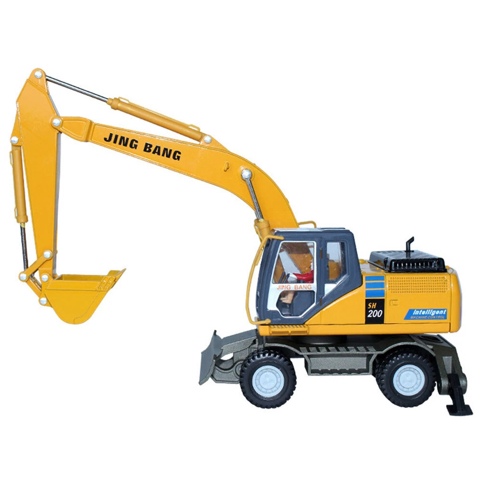 Excavator Toy Model Construction Vehicle Diecast Boys Toys for Kids Gifts - Image 4 of 4