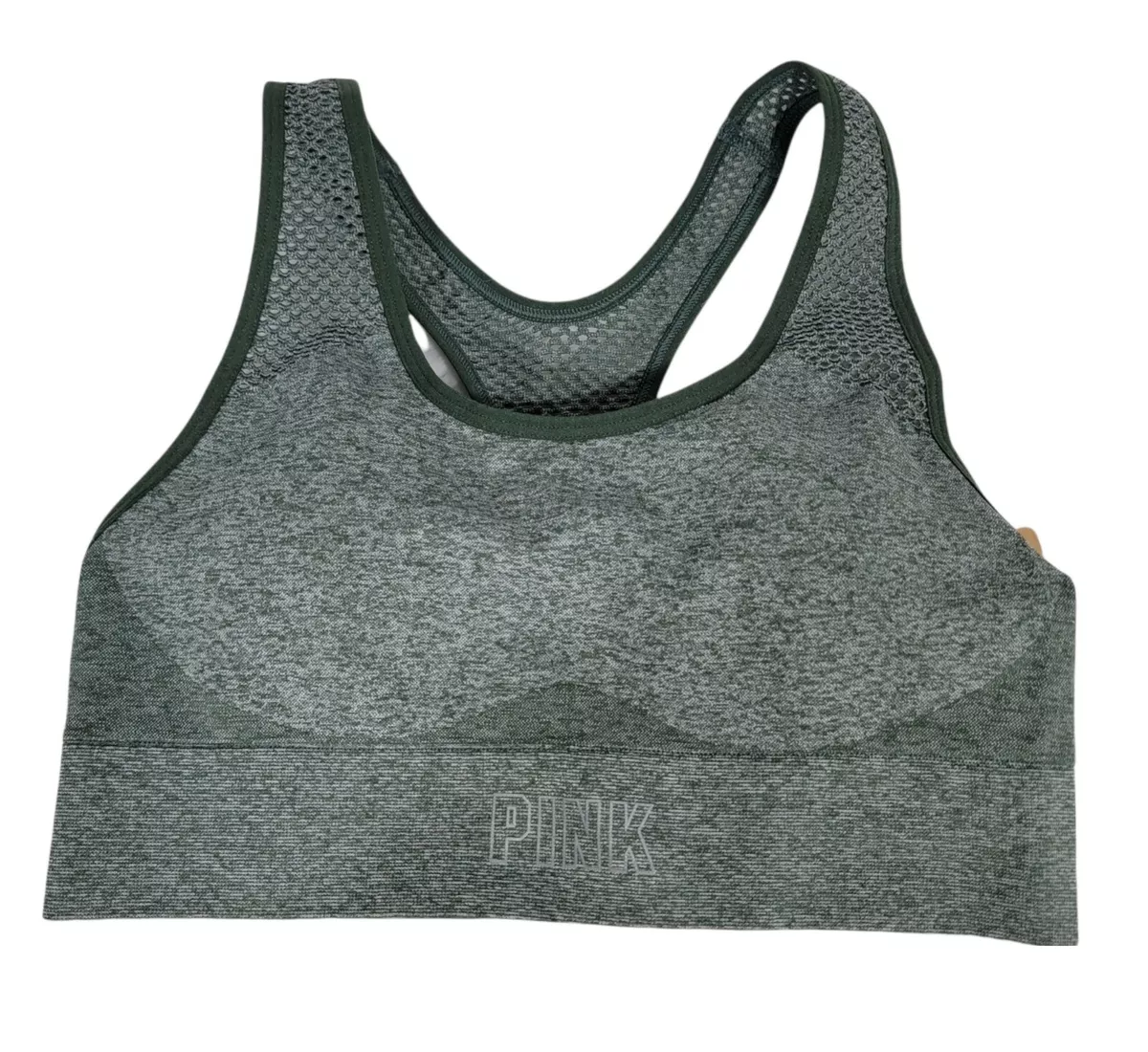 Pink Victoria Secret Seamless Lightly-Lined GYM Racerback Sport