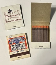 This ...Bud...Is For You...Rare Collectible Budweiser Matchbook Cover Vintage