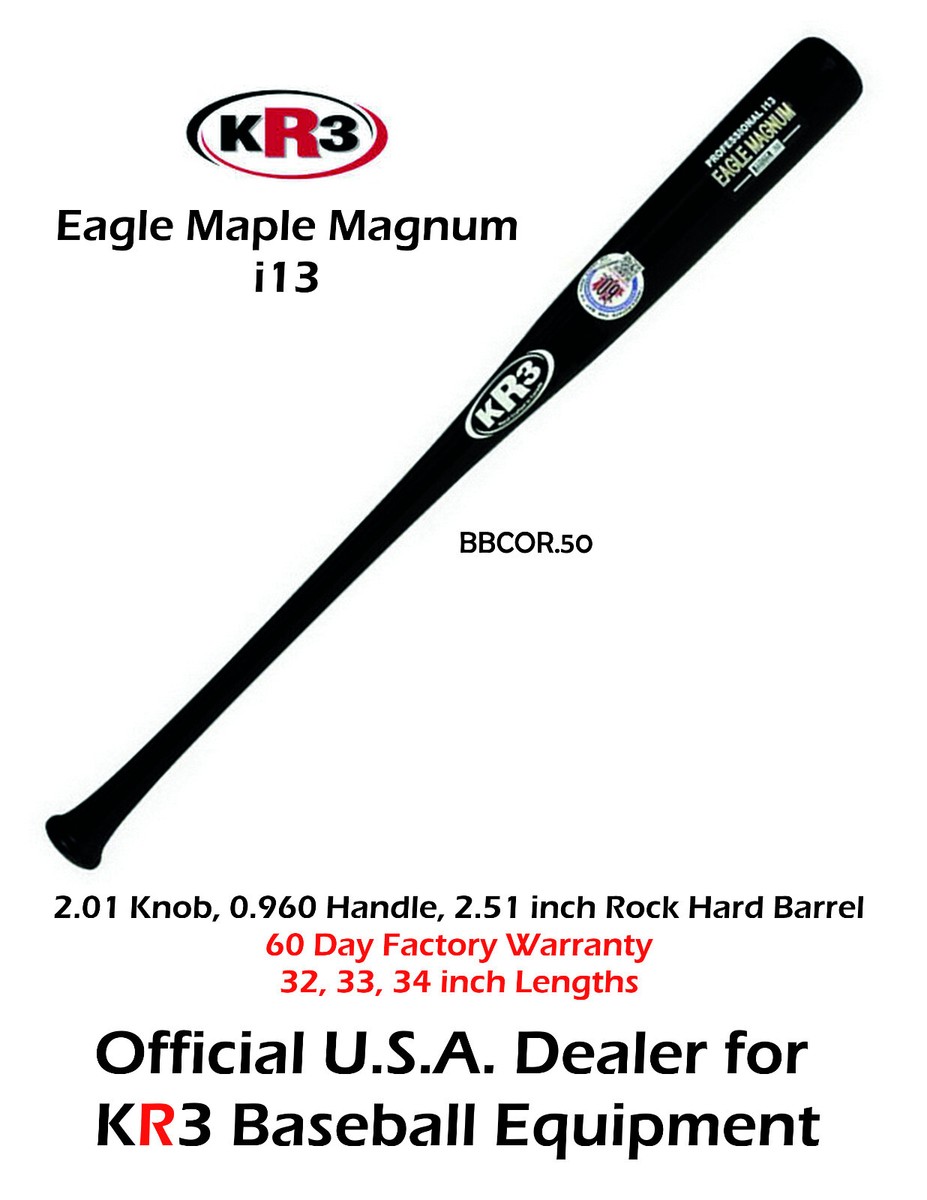 KR3 i13 33 inch Eagle Maple Magnum Composite Wood Baseball