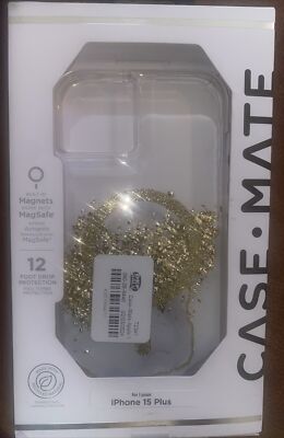 Case-Mate Karat Marble with  Case - iPhone 15 Plus -Gold