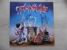 Tankard Band Autographs Signed LP Cover "Pavlov's Dawg" Vinyl