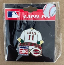 Barry Larkin Cincinnati Reds Hall of Fame Induction Souvenir Lapel Pin