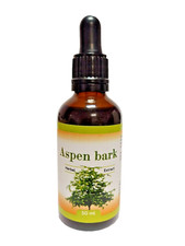 Aspen bark, Herbal Extract 50ml.  Populus tremula  ORGANIC