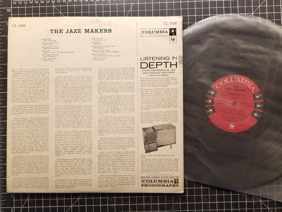 BILLIE HOLIDAY LOUIS ARMSTRONG The Jazz Makers LP 1957 DIZZY Duke COUNT Prima - Image 4 of 4