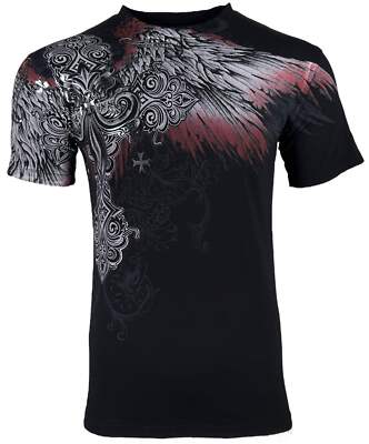 Xtreme Couture by Affliction Men's T-Shirt Ensign Biker Cross Y2K S-5XL